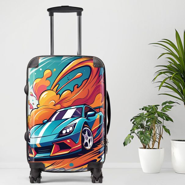 Car6 Luggage, 20/24/28 Inch Luggage, Carry-On, Custom Luggage, Luggage Set, Suitcase, Travel, Vacation, Cabin Suitcase, Custom Suitcase, Personalized Luggage_maomaolike.com