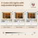 Makeup Vanity Desk With Mirror And Lights Dressing Table And Stool Set_maomaolike.com