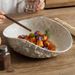 Rock Pattern Shell High-end Household Ceramic 2025 New Light Luxury Large Steamed Fish Soup Plate Hotel Tableware_maomaolike.com