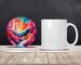 Colorful Astilbe Large Sandstone Coasters Pack Of 4 Absorbent Round Coasters Decor Gifts For Men Or Women, 4 In, Multicolor_maomaolike.com