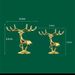 Creative Light Luxury Zinc Alloy Deer Ornament Tissue Candy Box Decoration Home Lighting Accessories Cigarette Extinguisher Cover_maomaolike.com