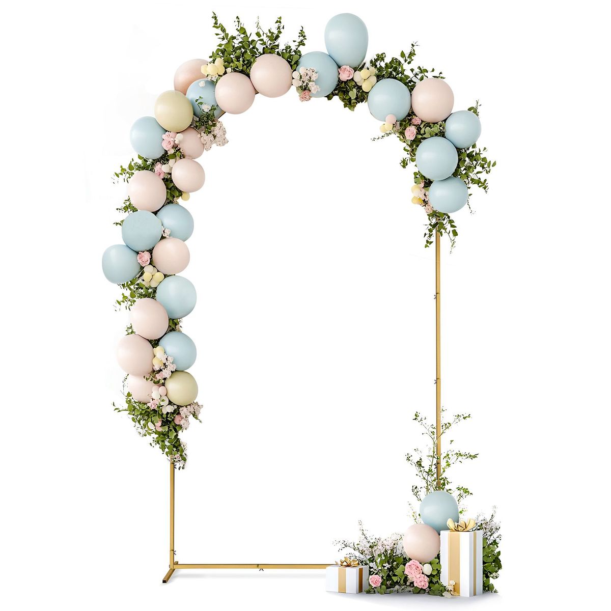 47.2" W X 86.6" H Iron Arch Roof For Garden Wedding_maomaolike.com