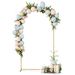47.2" W X 86.6" H Iron Arch Roof For Garden Wedding_maomaolike.com