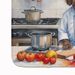 Wirehaired Pointing Griffon The Chef Memory Foam Kitchen Mat Machine Washable Anti-Fatigue Mat Cushion Comfort Bath Mat Or Kitchen Rug_maomaolike.com