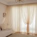 French Light Luxury Artistic Living Room Balcony Sheer Curtains Light-Filtering Privacy Bedroom Bay Window_maomaolike.com