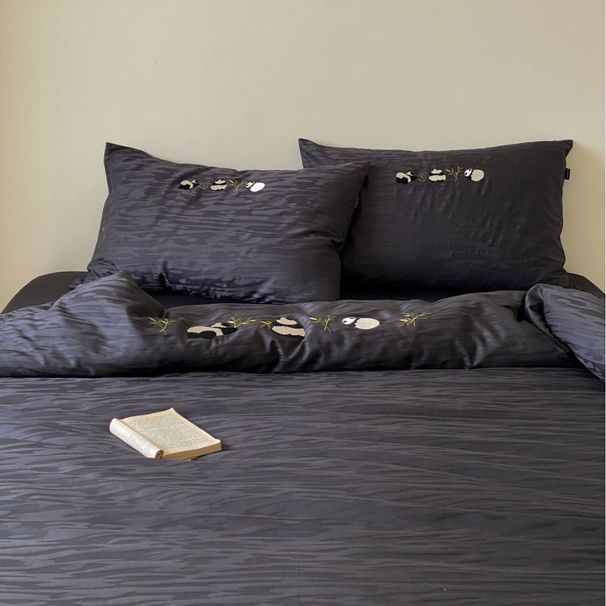 French Minimalist Retro Nordic Light Luxury Style All-cotton 50-count Double-ply Long-staple Cotton Jacquard Four-piece_maomaolike.com