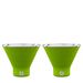 Stainless Steel Martini Glass, Set Of 2 - Lime_maomaolike.com