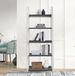 5 Tiers Of Shelves, Bookshelves, Storage Shelves, Bookshelves With Rubberwood Frames Unavailable Platforms- Welfel_maomaolike.com