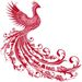 Chinese Style Phoenix Plastic Paper-Cut Finished Product For Bedroom Glass Doors And Windows Waterproof Window Flowers_maomaolike.com