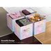 Fabric Storage Cubes - 6 Foldable Tie Dye Storage Bins For Organizing Cubbies, Toy Box - Clothes Storage & Closet Organizer - 11 Inch Collapsible Cube Baskets_maomaolike.com