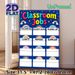 Classroom Jobs Painting Poster, Vibrant Rainbow & Polka Dot Styled Poster, Assists With Organizing Classroom Duties, Suitable For Classroom_maomaolike.com