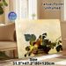 Fruit Basket Still Life Painting Poster, Vintage Realistic Assorted Fruits In Wicker Basket Poster, Timeless Classic Artwork Suitable For Kitchen_maomaolike.com