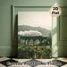 Steam Train & Viaduct Painting Poster, Vintage-hued Misty Mountain Landscape Poster, Evokes Nostalgic Rustic Charm, Suitable For Living Room, Study_maomaolike.com
