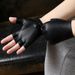 Men's Gloves Half Finger Pu Solid Color Men's Motorcycle Motorcycle Street Dance Performance Nightclub Outdoor Gloves_maomaolike.com