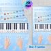 Piano Notes & Finger Numbers Painting Poster, Clear Educational Pastel-colored Music Guide Poster, Practical Visual Aid For Learning Piano Notes And_maomaolike.com