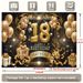18th Birthday Party Banner - 2D Flat Polyester Backdrop, Wall Hanging Photo Props, Celebration Backdrop, Party Supplies_maomaolike.com