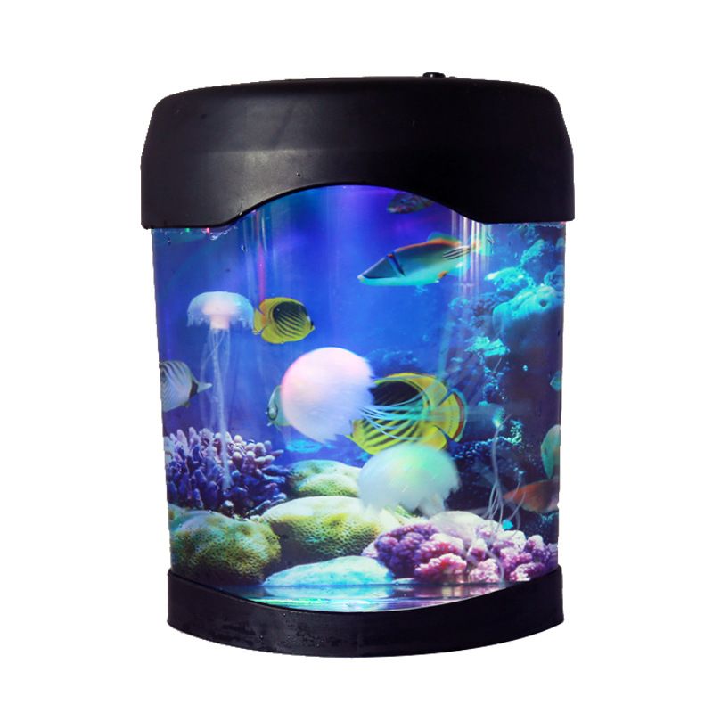 Jellyfish Tank Light Led Colorful Aquarium Night Bedside Table Children'S Lamp Decorative Lights_maomaolike.com