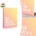 Cuddling Quote Painting Poster, Soft Pink-Yellow Gradient Typographic Poster, Cozy Warm Vibe Ideal For Bedroom, Living Room Relaxation Spaces_maomaolike.com