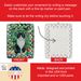 Chantilly Cat By The Christmas Tree Porcelain Ornament Christmas Tree Hanging Decorations For Home Christmas Holiday, Rectangle, Gift, Multicolor_maomaolike.com