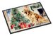 Golden Retriever Cozy Christmas Doormat Front Door Mat Indoor Outdoor Rugs For Entryway, Non Slip Washable Low Pile, 24H X 36W_maomaolike.com