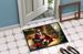 Irish Setter And Santa Claus Doormat Front Door Mat Indoor Outdoor Rugs For Entryway, Non Slip Washable Low Pile, 24H X 36W_maomaolike.com