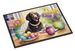 Decorating Easter Curly-Coated Retriever Doormat Front Door Mat Indoor Outdoor Rugs For Entryway, Non Slip Washable Low Pile, 24H X 36W_maomaolike.com