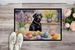 Decorating Easter Black Labrador Retriever Doormat Front Door Mat Indoor Outdoor Rugs For Entryway, Non Slip Washable Low Pile, 24H X 36W_maomaolike.com