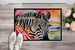 Zebra Doormat Front Door Mat Indoor Outdoor Rugs For Entryway, Non Slip Washable Low Pile, 24H X 36W_maomaolike.com