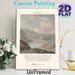 The Beatitudes Painting Poster, Soft-toned Vintage Mountain Lake Landscape Poster, Inspirational Bible Verse Print, Suitable For Living Room And Study_maomaolike.com