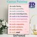 French Self-Affirmation Painting Poster, Pastel-toned Retro Typography Poster, Inspirational Positive Statements As Daily Reminder, Ideal For Bedroom_maomaolike.com