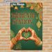 Mehendi Station Painting Poster, Vibrant Traditional Indian Style Poster, Intricate Henna Hands Heart Gesture With Ornate Golden Decor, Brings_maomaolike.com