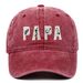 Unisex PAPA embroidered washed Sun Protection Sun hat men's and women's outdoor sports fishing sun shade baseball cap_maomaolike.com