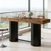 Home Bar Table, Counter Height Pub Table With Sturdy Base_maomaolike.com