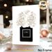 Perfume Bottle With White Peonies Painting Poster, Elegant Sleek Artistic Poster, Sophisticated Decorative Accent For Bedroom, Living Room And Vanity_maomaolike.com