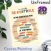 French Control Circle Mental Health Painting Poster, Warm-toned Typographic Chart Poster, Aids Emotional Regulation, Suitable For Therapy Room, Office_maomaolike.com