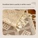 Retro High-End Curtains Light-Filtering Privacy Sheer Living Room Bay Window Cream Linen Pastoral Style_maomaolike.com