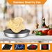 SOGA Stainless Steel Fry Pan 26cm Frying Pan Induction FryPan Non Stick Interior_maomaolike.com