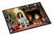 English Springer Spaniel Cozy Christmas Doormat Front Door Mat Indoor Outdoor Rugs For Entryway, Non Slip Washable Low Pile, 24H X 36W_maomaolike.com