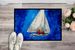 Twos Company Sailboat Doormat Front Door Mat Indoor Outdoor Rugs For Entryway, Non Slip Washable Low Pile, 24H X 36W_maomaolike.com