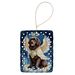 Newfoundland My Angel Porcelain Ornament Christmas Tree Hanging Decorations For Home Christmas Holiday, Rectangle, Gift, Multicolor_maomaolike.com