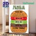 Paragraph Structure Painting Poster, Vibrant Burger-themed Educational Poster, Clear Guide To Master Paragraph Composition, Ideal For Classrooms And_maomaolike.com