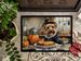 Lakeland Terrier Fall Kitchen Pumpkins Doormat Front Door Mat Indoor Outdoor Rugs For Entryway, Non Slip Washable Low Pile, 24H X 36W_maomaolike.com