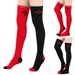 Unisex blackmilk stockings over the knee socks diamond check cotton socks cosplay women's socks_maomaolike.com