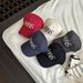 Unisex Baseball cap female PARIS letter embroidery soft top wide eaves show face small cap_maomaolike.com