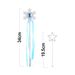 silver Fairy Wand Magic Wand32cm 12pcs_maomaolike.com