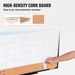 36'x 24' Monthly Calendar Whiteboard & Cork Board Combo With Aluminum Frame Bulletin Board_maomaolike.com