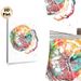 Placenta Anatomy Painting Poster, Vibrant Watercolor Detailed Anatomical Art Poster, Unique Medical-themed Decor Suitable For Clinic, Office And Home_maomaolike.com