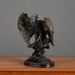 Resin Crafts Office Grand Display Eagle Da Peng Spreading Wings Ornament Living Room High-end Realistic Feel Strong_maomaolike.com