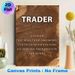 Trader Definition Painting Poster, Vintage Distressed Typographic Poster, Inspirational Finance-themed Decor Ideal For Home Office Or Trading_maomaolike.com