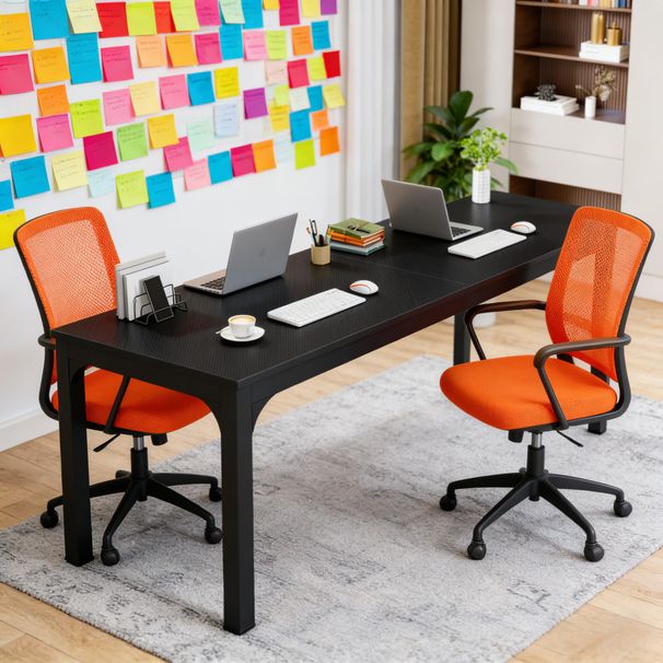 Dual Person Office Table,Computer Desk, Rectangle Executive Desk_maomaolike.com